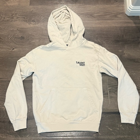 TALENTLESS Jackets & Blazers - Cream Unisex Talentless hoodie